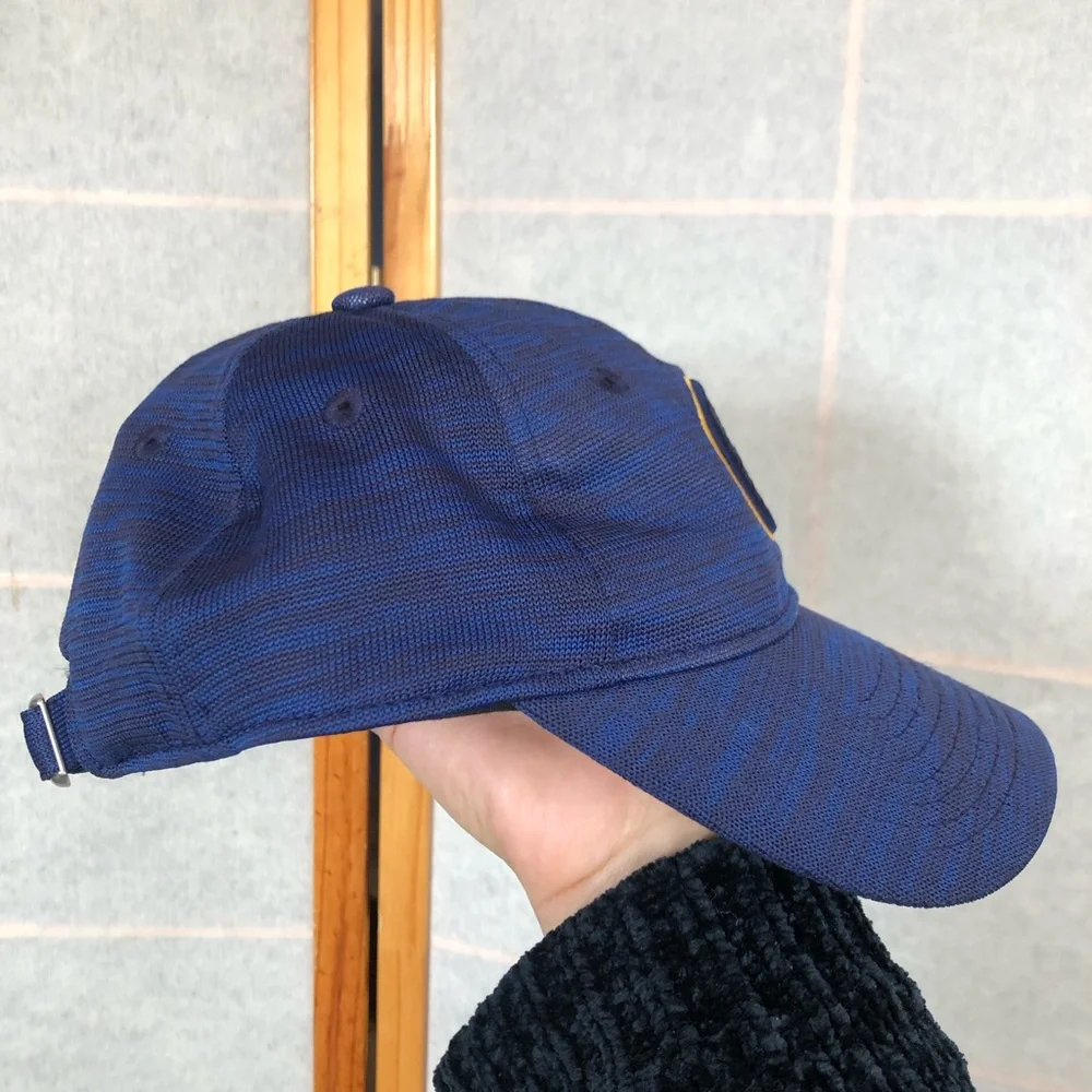 Women's New Era Milwaukee Brewers Baseball Cap Adjustable Hat MLB Heather Blue